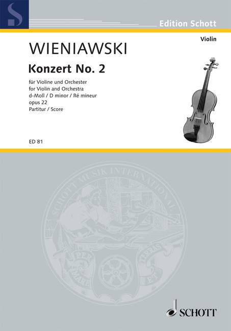 Vorderes Coverbild Konzert No. 2 d-Moll op. 22 