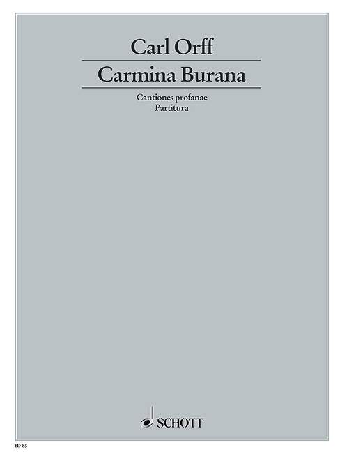 Vorderes Coverbild Carmina Burana 