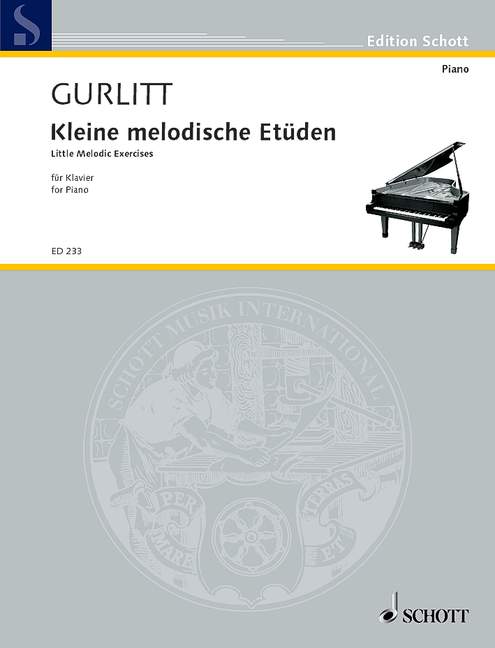 Vorderes Coverbild Kleine melodische Etüden op. 187 