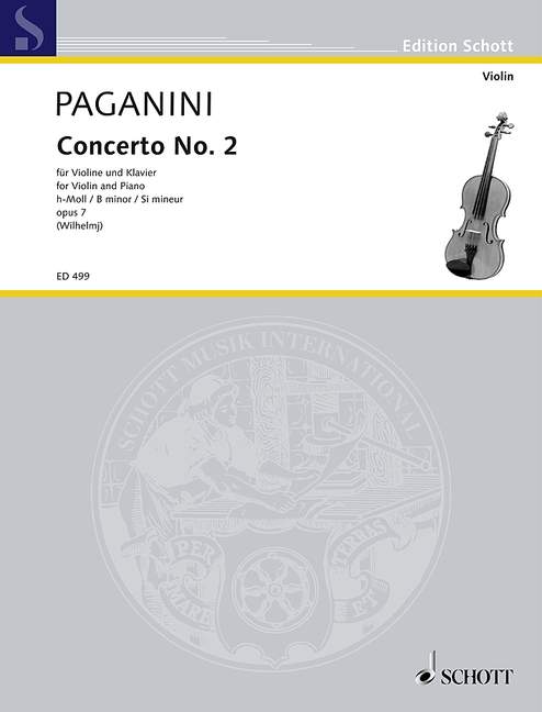 Vorderes Coverbild Concerto Nr. 2 h-Moll op. 7 