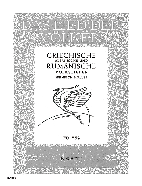 Vorderes Coverbild Griechische, albanische und rumänische Volkslieder Band 9