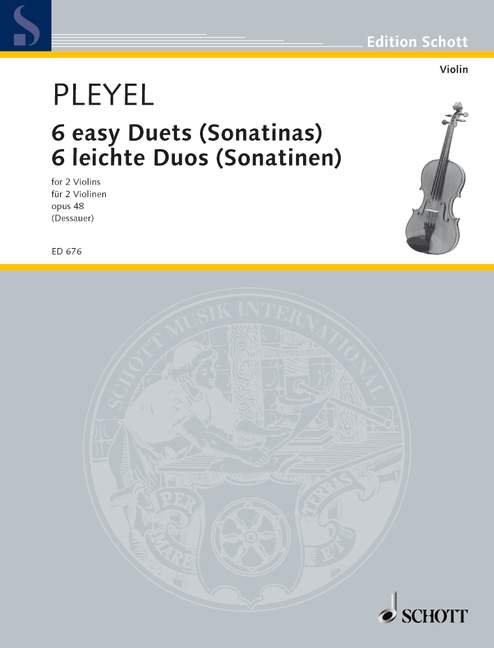 Vorderes Coverbild 6 leichte Duos op. 48 