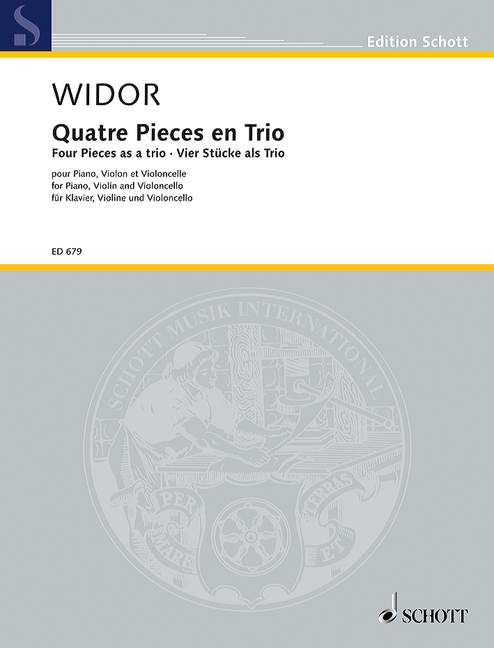 Vorderes Coverbild Vier Stücke als Trio 