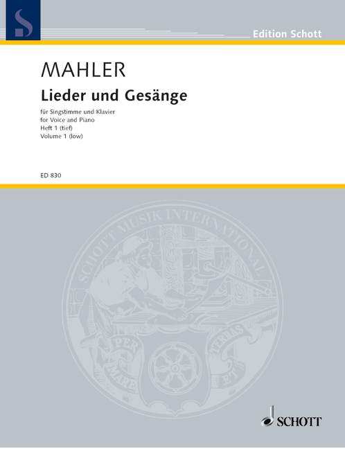 Vorderes Coverbild Lieder und Gesänge 