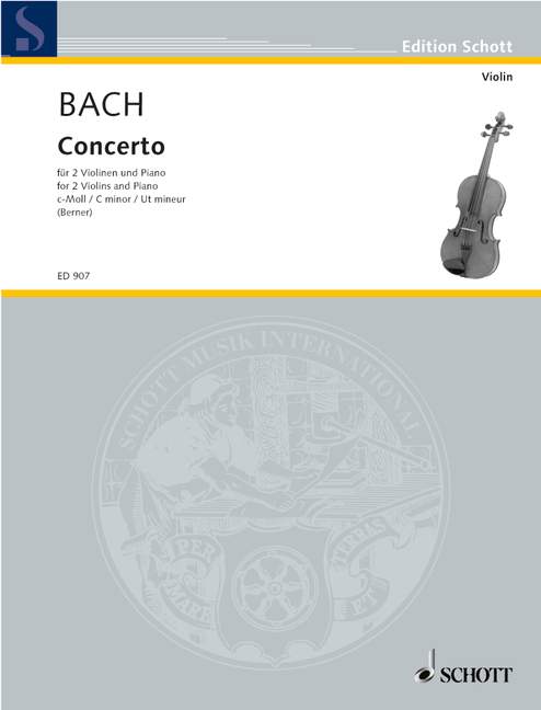 Vorderes Coverbild Concerto c-Moll BWV 1060 
