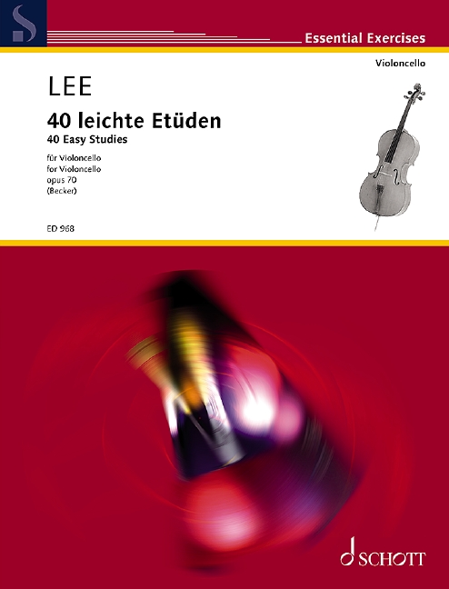 Vorderes Coverbild 40 leichte Etüden op. 70 