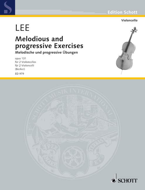 Vorderes Coverbild Melodische und progressive Übungen op. 131 
