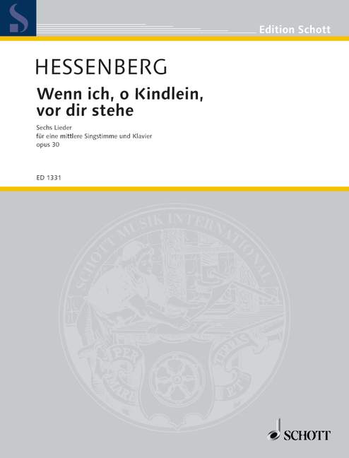 Vorderes Coverbild Wenn ich, o Kindlein, vor dir stehe op. 30 