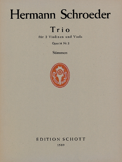 Vorderes Coverbild Trio op. 14/2 