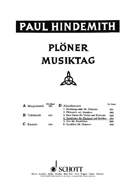 Vorderes Coverbild Plöner Musiktag 