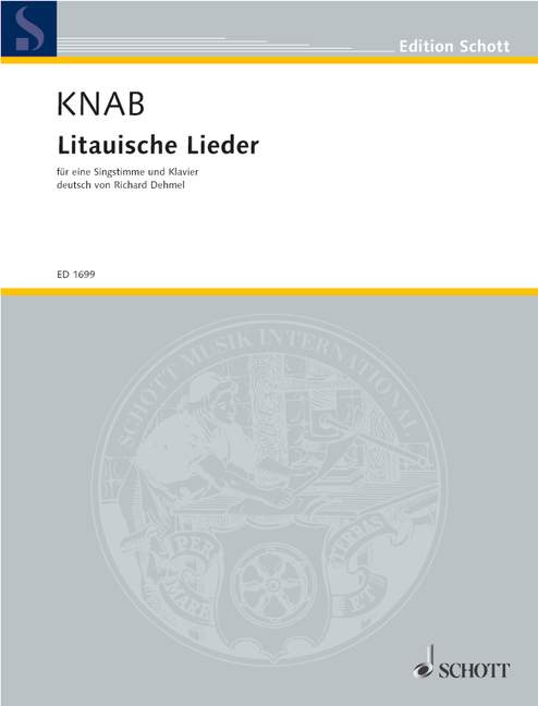 Vorderes Coverbild Litauische Lieder 
