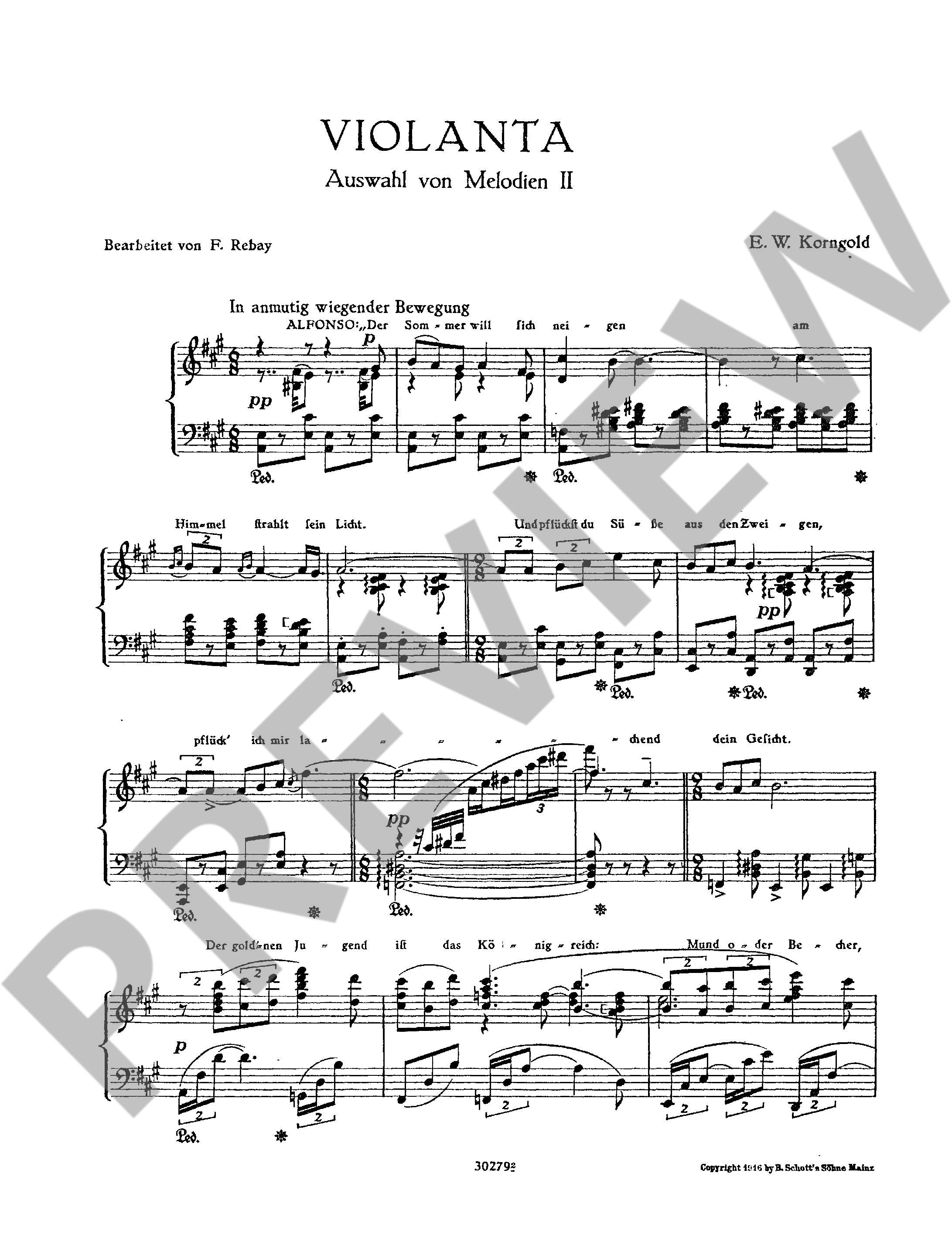 Anderes Coverbild Violanta op. 8 Heft 2