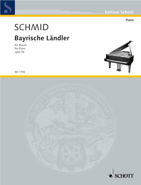 Vorderes Coverbild Bayrische Ländler op. 36 