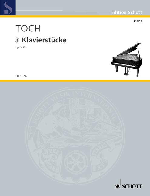 Vorderes Coverbild 3 Klavierstücke op. 32 