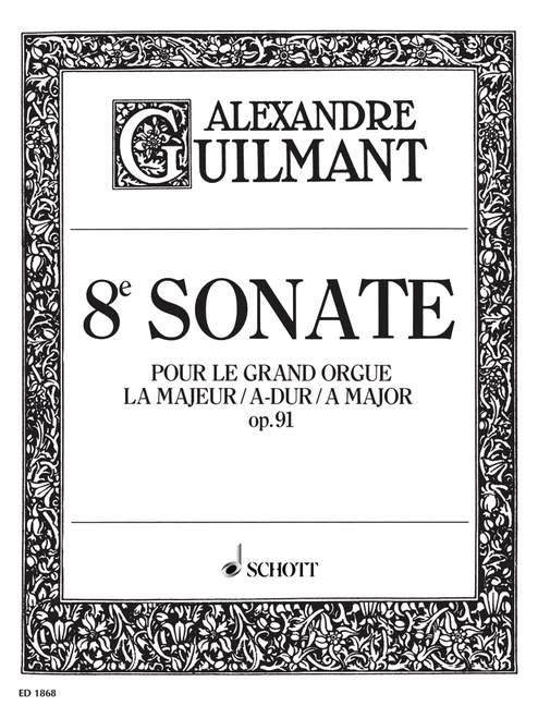 Vorderes Coverbild 8. Sonate A-Dur op. 91/8 