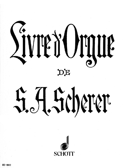 Vorderes Coverbild Livre d'Orgue 
