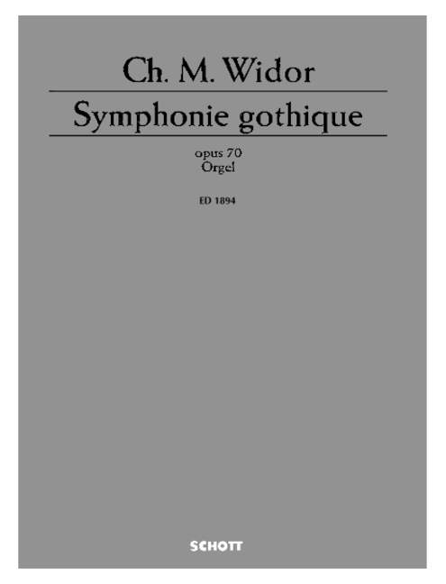 Vorderes Coverbild Symphonie gothique op. 70 
