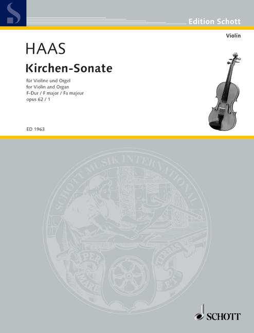 Vorderes Coverbild Kirchen-Sonate F-Dur op. 62/1 