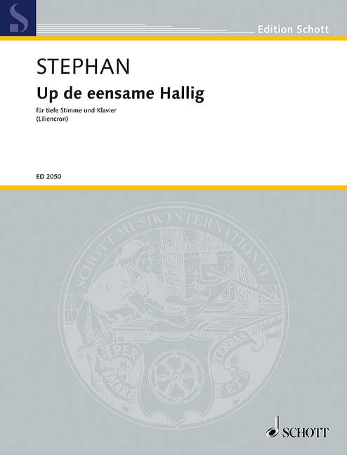 Vorderes Coverbild Up de eensome Hallig 