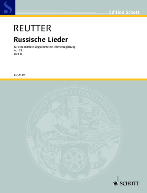Anderes Coverbild Russische Lieder op. 23 