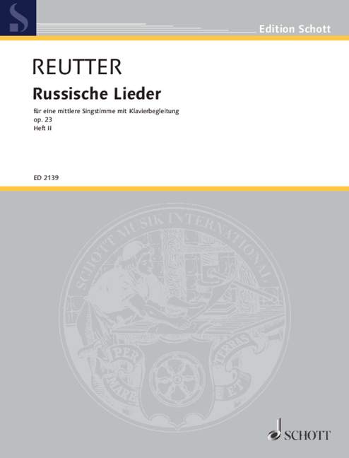 Vorderes Coverbild Russische Lieder op. 23 