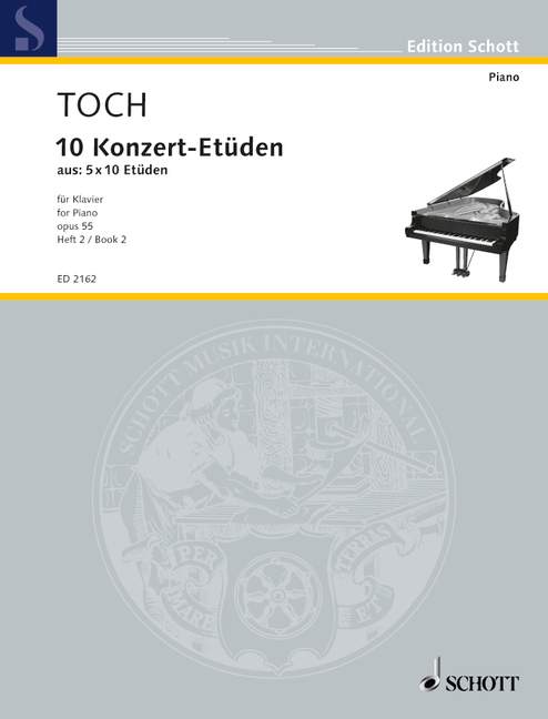 Vorderes Coverbild 10 Konzert-Etüden op. 55 