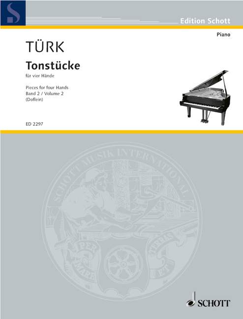 Vorderes Coverbild Tonstücke für vier Hände 