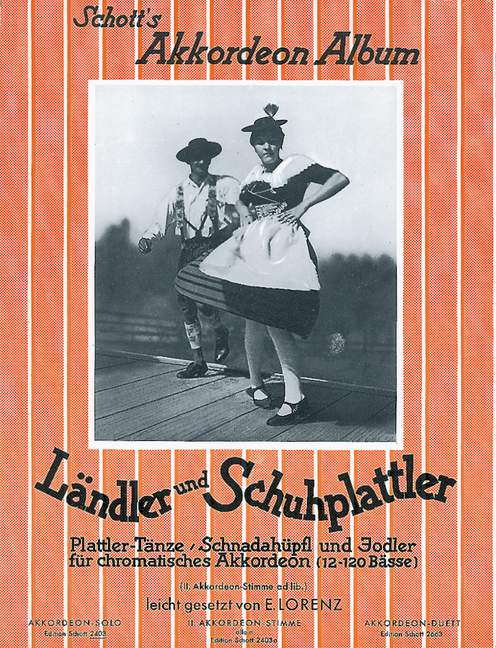 Vorderes Coverbild Ländler und Schuhplattler 