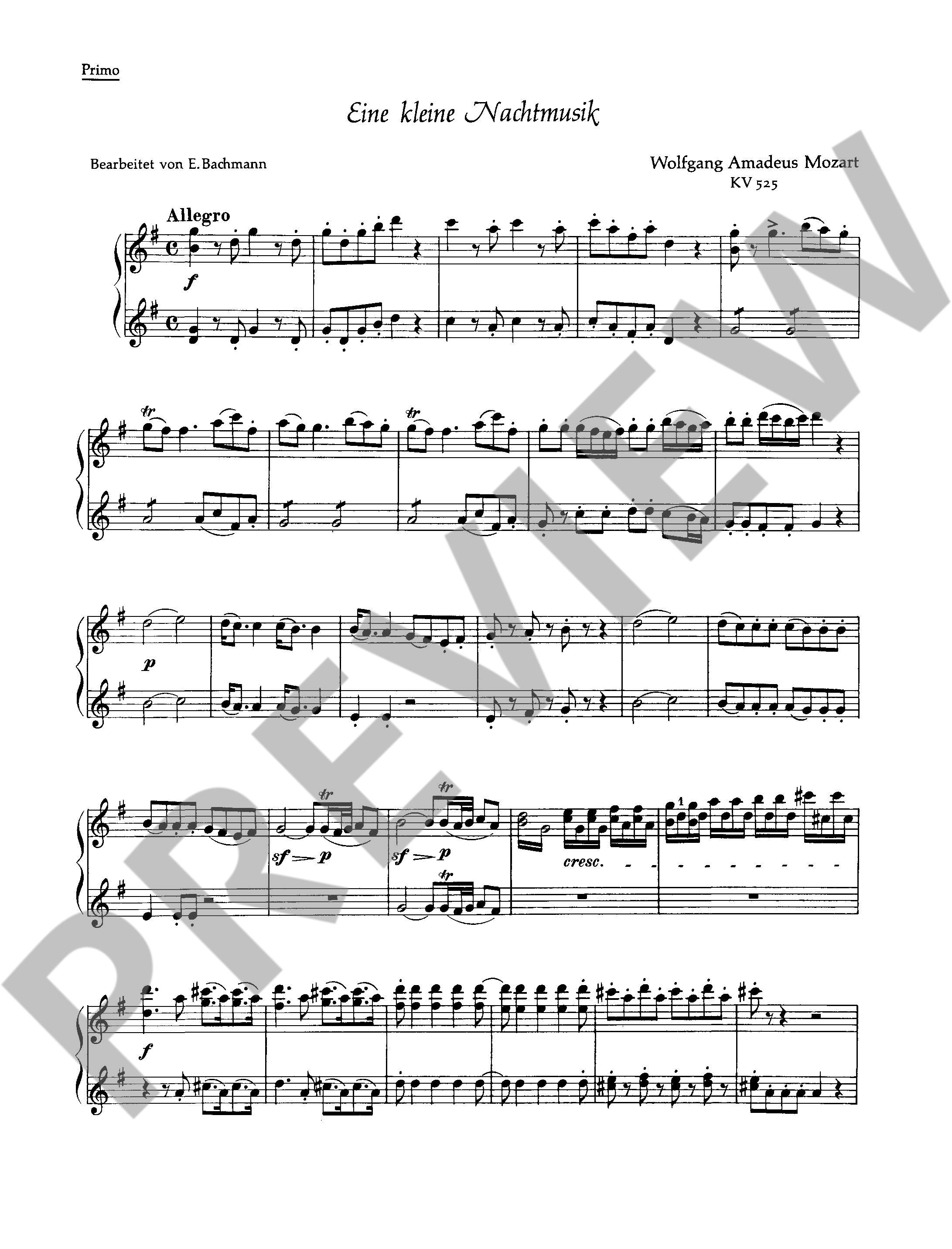 Anderes Coverbild Eine kleine Nachtmusik KV 525 