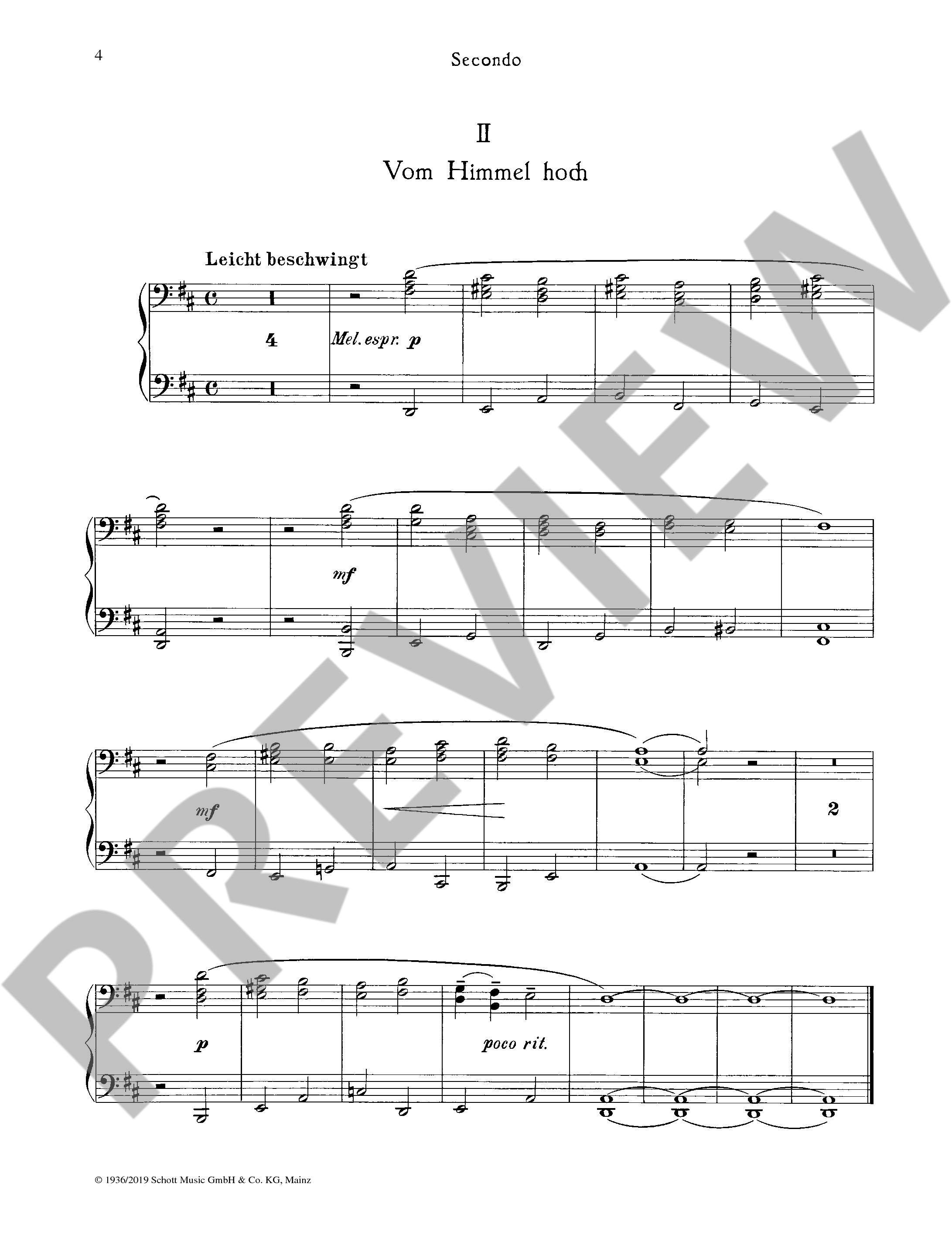 Anderes Coverbild Fünf deutsche Weihnachtslieder op. 18 