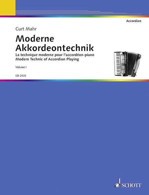 Vorderes Coverbild Moderne Akkordeontechnik Band 1