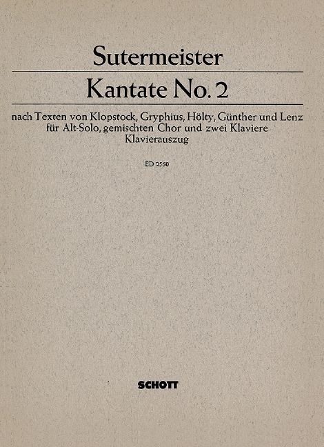 Vorderes Coverbild Kantate Nr. 2 