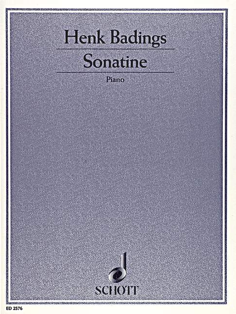 Vorderes Coverbild Sonatine 