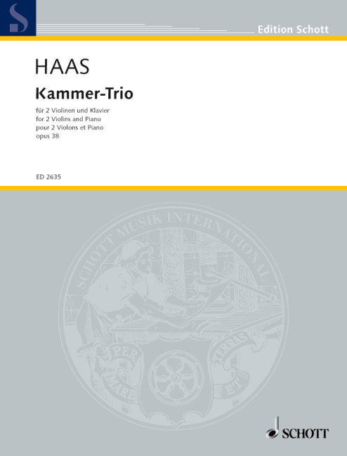 Anderes Coverbild Kammer-Trio op. 38 
