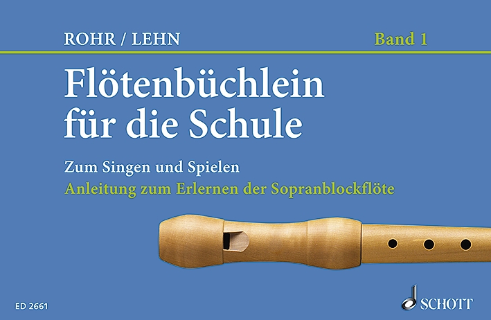 Vorderes Coverbild Flötenbüchlein für die Schule Heft 1