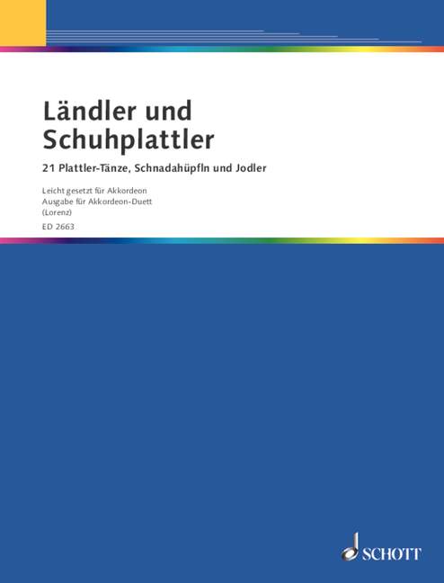 Vorderes Coverbild Ländler und Schuhplattler 
