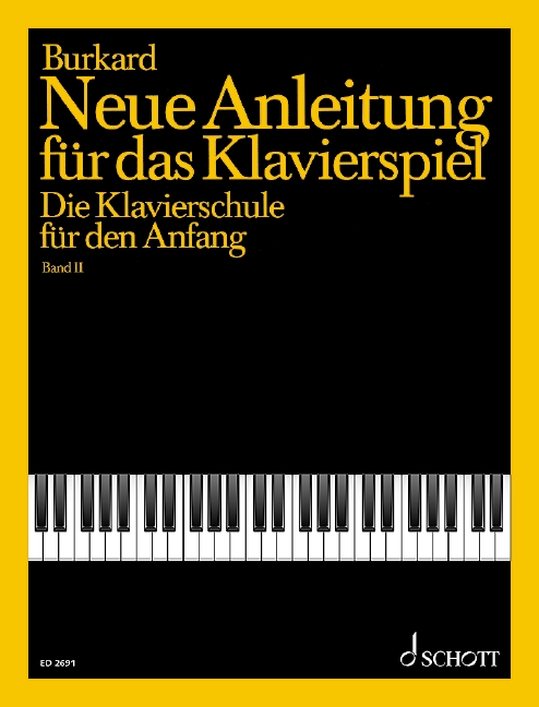 Vorderes Coverbild Neue Anleitung für das Klavierspiel Band 2