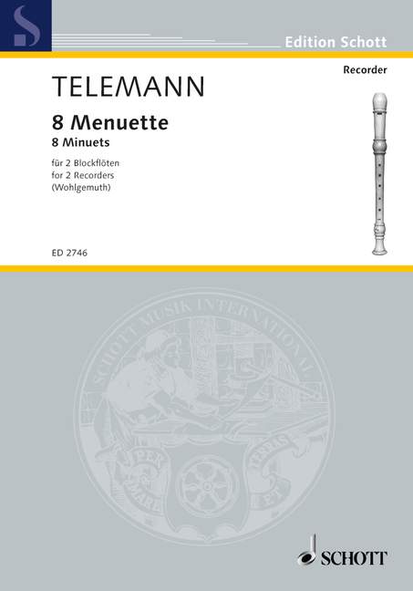 Vorderes Coverbild 8 Menuette 
