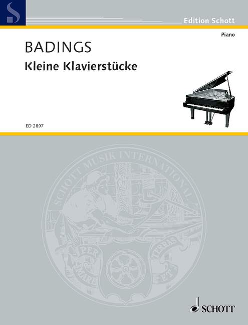 Vorderes Coverbild Kleine Klavierstücke 