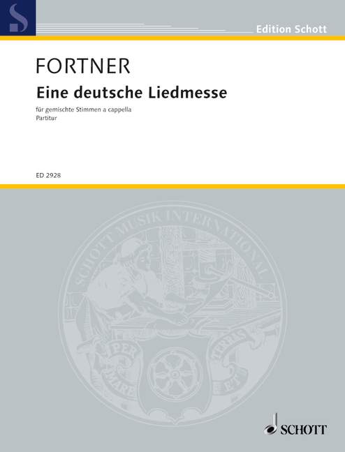 Vorderes Coverbild Eine deutsche Liedmesse 