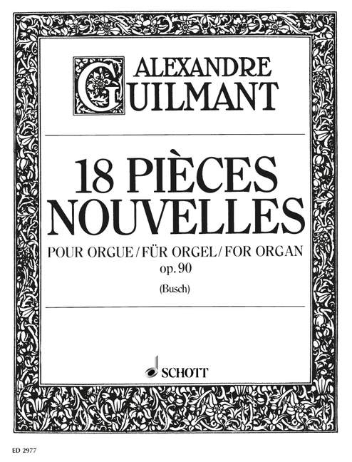 Vorderes Coverbild 18 Pièces Nouvelles op. 90 