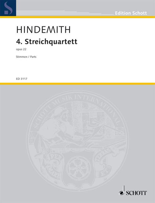 Vorderes Coverbild 4. Streichquartett op. 22 