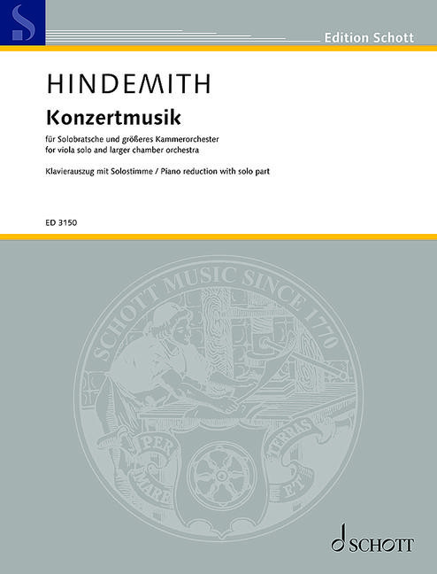 Vorderes Coverbild Konzertmusik op. 48 
