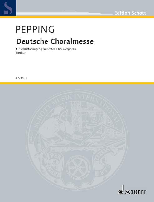 Vorderes Coverbild Deutsche Choralmesse 