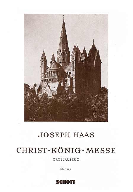 Vorderes Coverbild Christ-König-Messe op. 88 