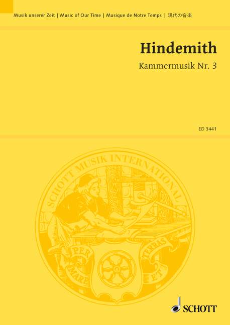 Vorderes Coverbild Kammermusik Nr. 3 op. 36/2 