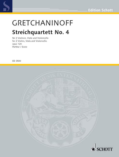 Vorderes Coverbild Streichquartett No. 4 op. 124 