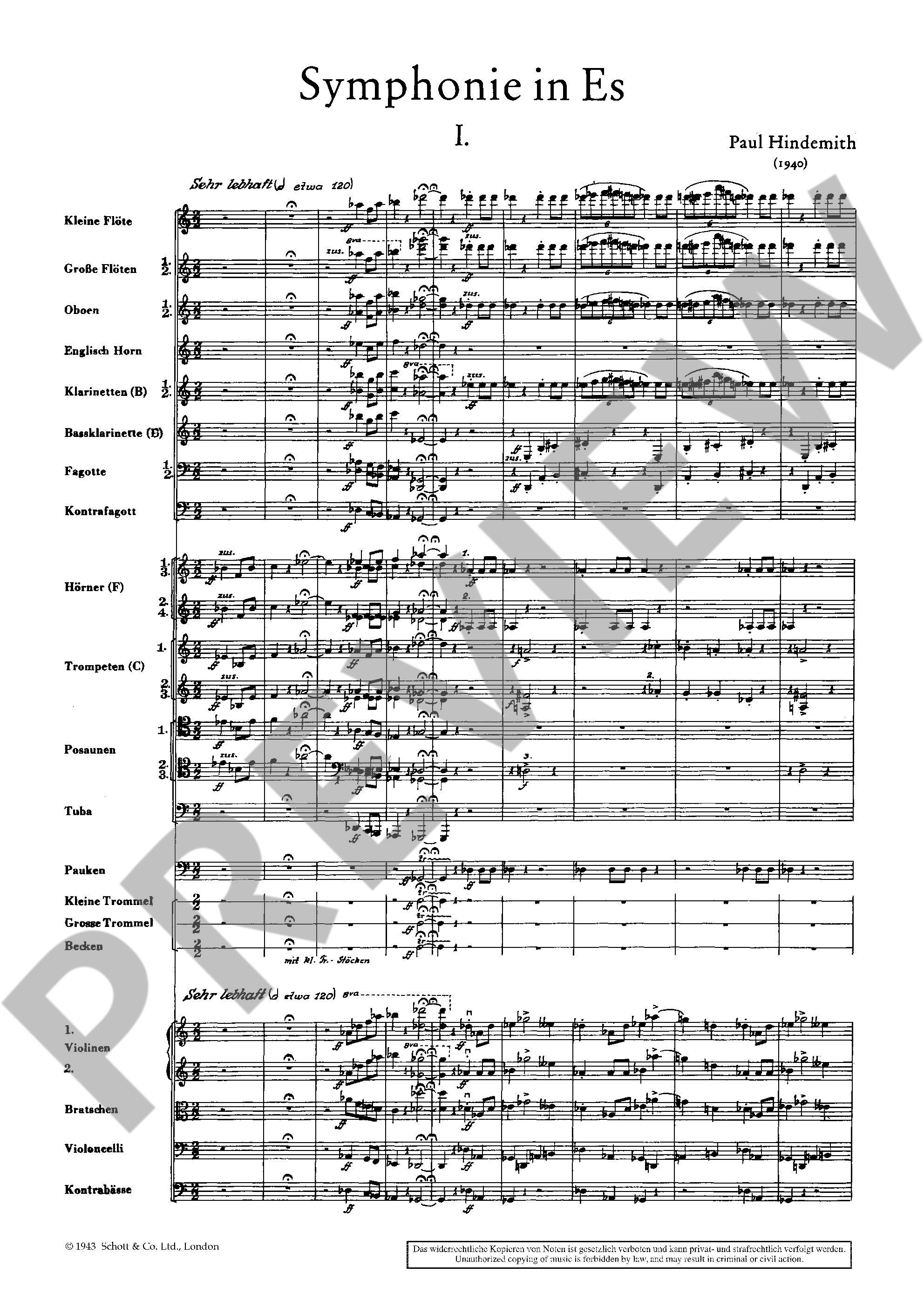 Anderes Coverbild Symphonie in Es 