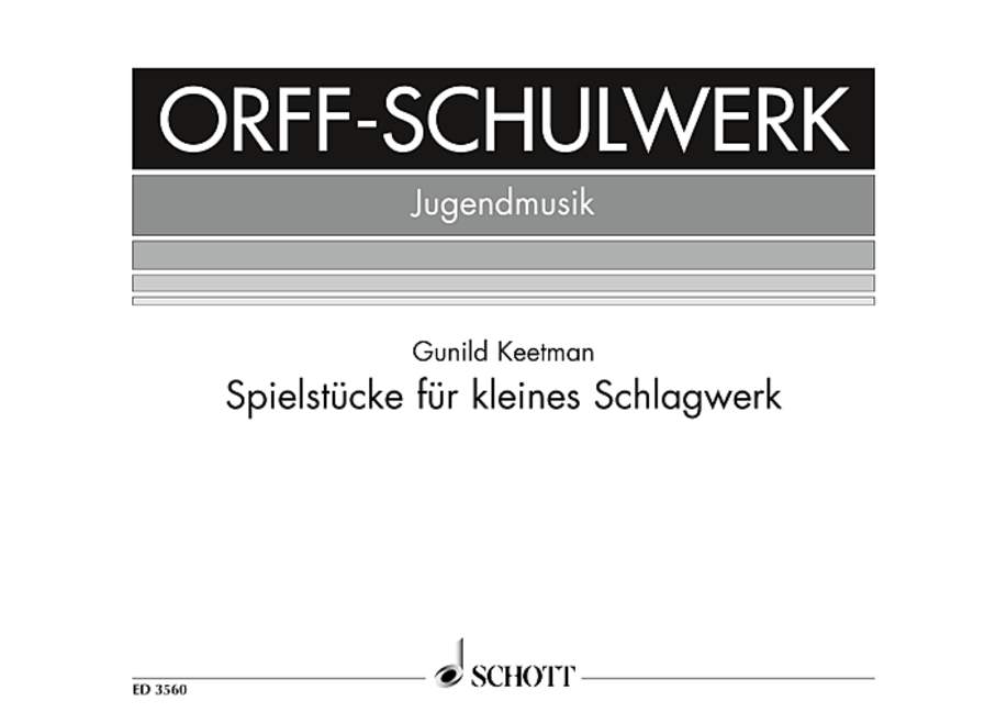 Vorderes Coverbild Spielstücke für kleines Schlagwerk 