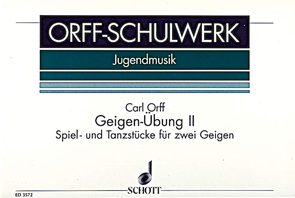 Vorderes Coverbild Geigen-Übung Heft 2